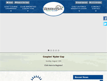 Tablet Screenshot of meridiansungc.com